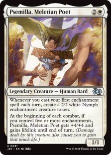 Magic the Gathering - Foundations Jumpstart (Jumpstart 2025) - Psemilla, Meletian Poet