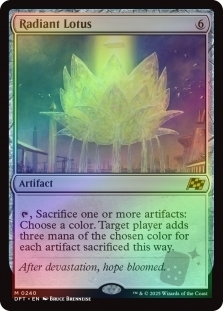 Magic the Gathering - Aetherdrift - Radiant Lotus FOIL