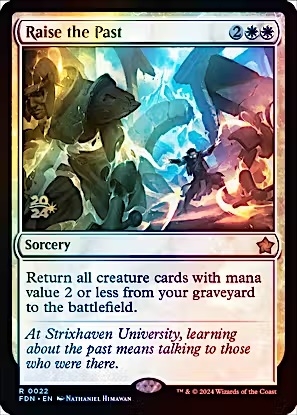 Magic the Gathering - Foundations - Raise the Past (Prerelease FOIL)