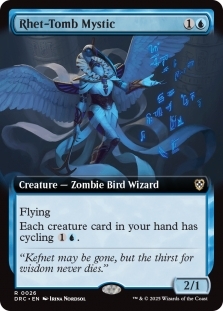 Magic the Gathering - Aetherdrift Commander - Rhet-Tomb Mystic (Extended Art)