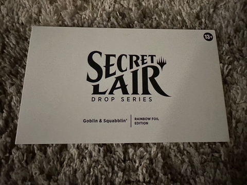 Magic the Gathering - Secret Lair Drop - Summer Superdrop 2023 - Goblin & Squabblin' FOIL