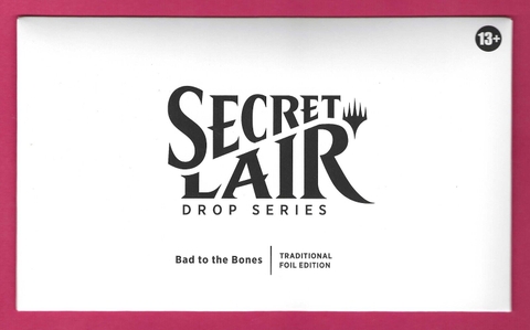 Magic the Gathering - Secret Lair Drop - Summer Superdrop 2023 - Bad to the Bones FOIL