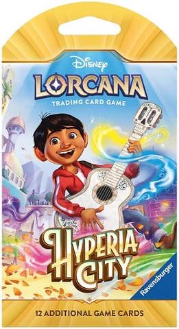 [Pre-Order] Disney Lorcana - Hyperia City - Sleeved Booster Pack