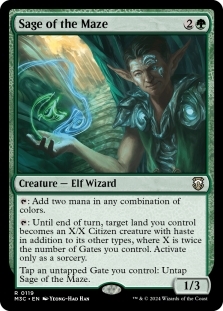 Magic the Gathering - Modern Horizons 3: Commander - Sage of the Maze