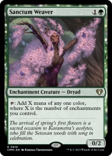 Magic the Gathering - Commander Master - Sanctum Weaver