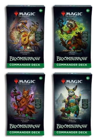 Magic: The Gathering - Bloomburrow - Commander Deck Bundle (4 Decks)