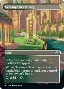Magic the Gathering - Double Masters 2022 - Selesnya Sanctuary (Borderless)