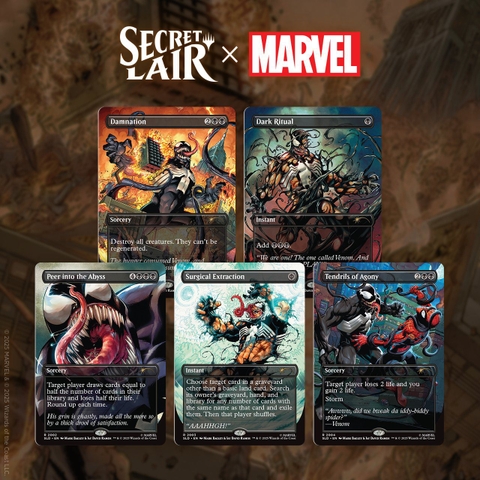 [Pre-Order] Magic the Gathering - Secret Lair x Marvel's Spider-Man: Venom Unleashed (Colors)
