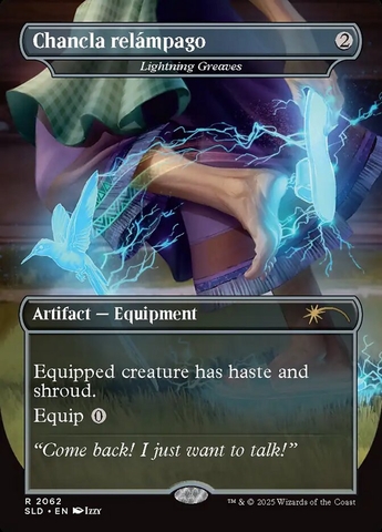 Magic the Gathering - Secret Lair - Lightning Greaves (Chancla relámpagos) FOIL