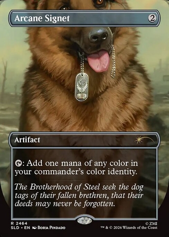 Magic the Gathering - Secret Lair x Fallout®- Greet the Dog
