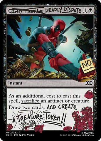 Magic the Gathering - Secret Lair x Marvel's Deadpool - I Fixed It (You’re Welcome)