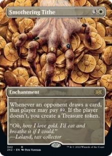 Magic the Gathering - Double Masters 2022 - Smothering Tithe (Borderless)