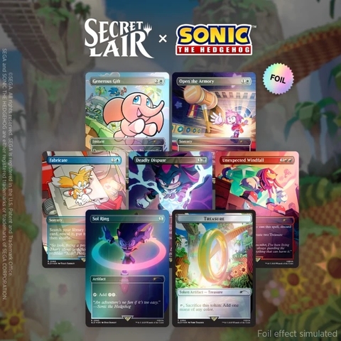 Magic the Gathering - Secret Lair: The Sonic Superdrop - Chasing Adventure