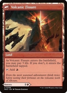 Magic the Gathering - Modern Horizons 3 - Sundering Eruption // Volcanic Fissure