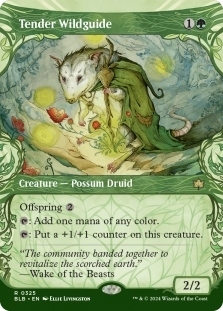 Magic the Gathering - Bloomburrow - Tender Wildguide (Showcase)
