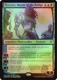 Magic the Gathering - War of the Spark - Tezzeret, Master of the Bridge FOIL