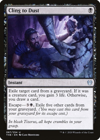 Magic the Gathering -  Theros Beyond Death - Cling to Dust