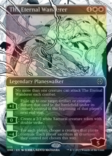 Magic the Gathering - Phyrexia: All Will Be One - The Eternal Wanderer (Borderless) FOIL