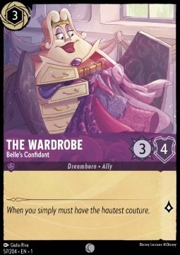 Disney Lorcana - The First Chapter - The Wardrobe - Belle's Confidant