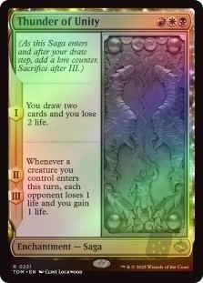 Magic the Gathering - Tarkir: Dragonstorm - Thunder of Unity FOIL