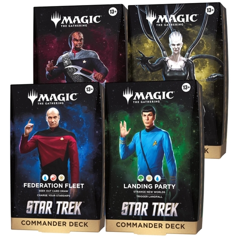 [Pre-Order] Magic the Gathering - Star Trek™ - Commander Deck (4 Deck)