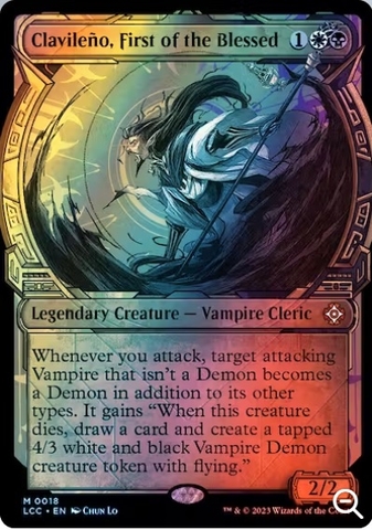 Magic the Gathering - The Lost Caverns of Ixalan Commander - Clavileno, First of the Blessed (Showcase) - FOIL