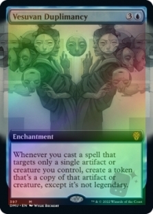 Magic the Gathering - Dominaria United - Vesuvan Duplimancy (Extended Art) FOIL