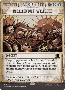 Magic: The Gathering - Breaking News - Villainous Wealth (58)