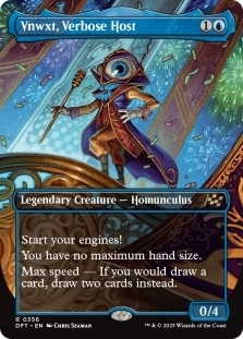 Magic the Gathering - Aetherdrift - Vnwxt, Verbose Host (Borderless)
