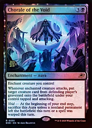 Magic the Gathering - Edge of Eternities - Chorale of the Void (Prerelease FOIL)