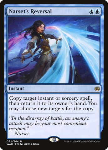 Magic the Gathering - War of the Spark - Narset's Reversal