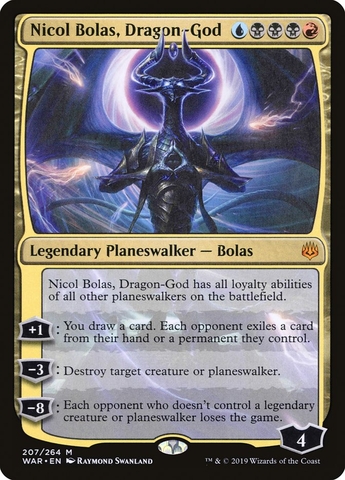 Magic the Gathering - War of the Spark - Nicol Bolas, Dragon-God