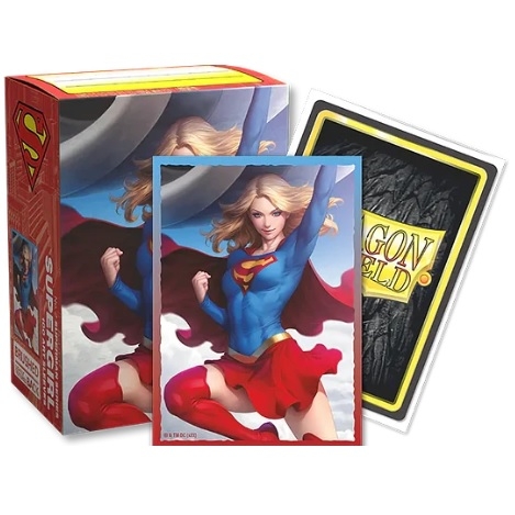 Bọc bài Dragon Shield Sleeve - Brushed Art Standard Size - Supergirl