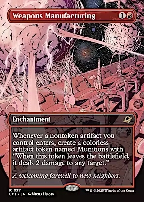 Magic the Gathering - Edge of Eternities - Weapons Manufacturing (Borderless)