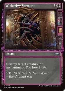 Magic the Gathering - Duskmourn: House of Horror - Withering Torment (Showcase)