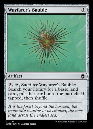 Magic the Gathering - Wilds of Eldraine Commander - Wayfarer's Bauble