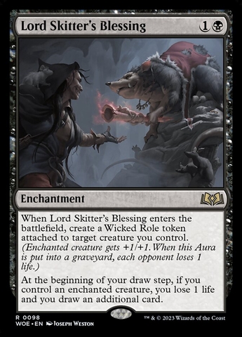 Magic the Gathering - Wilds of Eldraine - Lord Skitter's Blessing