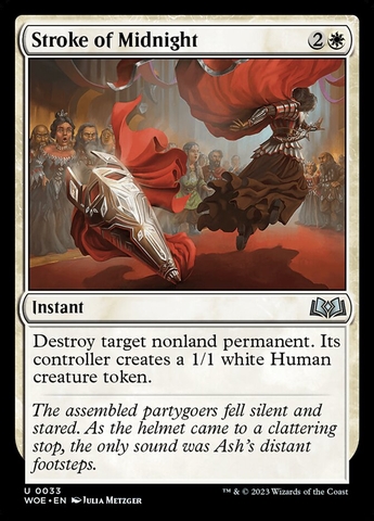 Magic the Gathering - Wilds of Eldraine - Stroke of Midnight