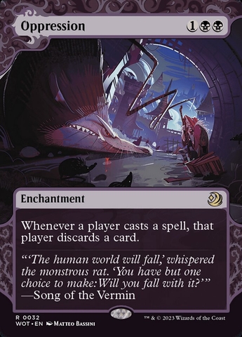 Magic the Gathering - Wilds of Eldraine Enchanting Tales  - Oppression