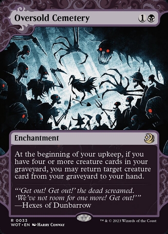 Magic the Gathering - Wilds of Eldraine Enchanting Tales - Oversold Cemetery
