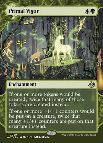 Magic the Gathering - Wilds of Eldraine Enchanting Tales - Primal Vigor