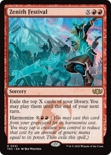 Magic the Gathering - Tarkir: Dragonstorm Commander - Zenith Festival
