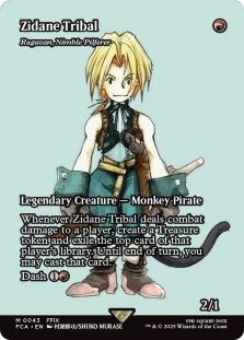 Magic the Gathering - Final Fantasy Through the Ages - Zidane Tribal (Ragavan, Nimble Pilferer)