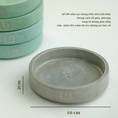 ĐẾ ĐỐT TRẦM NUNG CHỐNG CHÁY