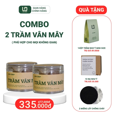 COMBO 2 HỘP TRẦM VÂN MÂY