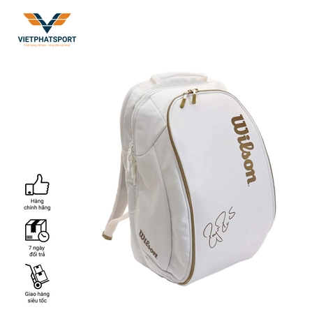 Túi tennis Wilson trắng
