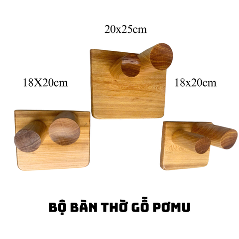 Kệ Bàn Thờ Gỗ PƠ MU CHÂN TRỤ