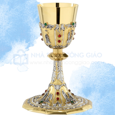 Chén lễ xi vàng CLXV6658 mẫu thiết kế Nazareth 26cm