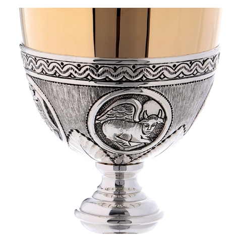 Chén lễ Bạc Ý CLBY118 4 Tác Giả Sách Tin Mừng
