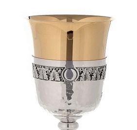 Chén Lễ Italy CLXV101 cao 24cm – Mẫu Thánh Giá Celtic